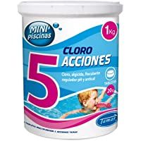 LOLAhome Cloro en tabletas de 20 gr para Mini Piscinas de 5 Funciones de 1 kg